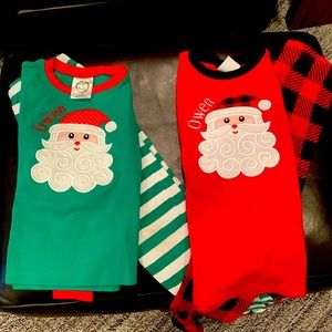 Youth Personalized “Owen” Christmas PJs